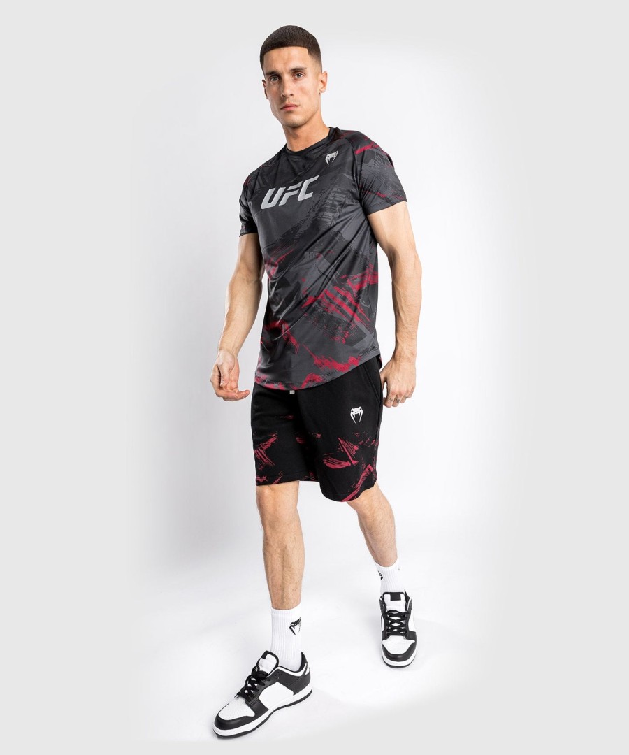pánské tričko ufc venum authentic fight week 2.0 dry tech - černé