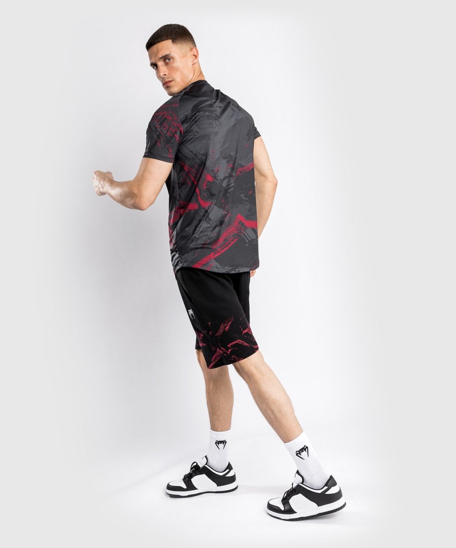 pánské tričko ufc venum authentic fight week 2.0 dry tech - černé
