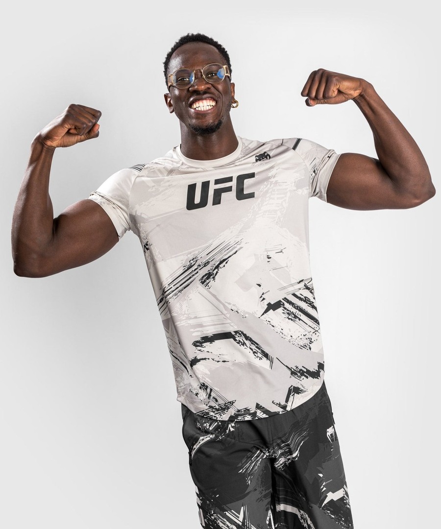 pánské tričko ufc venum authentic fight week 2.0 dry tech - pískové