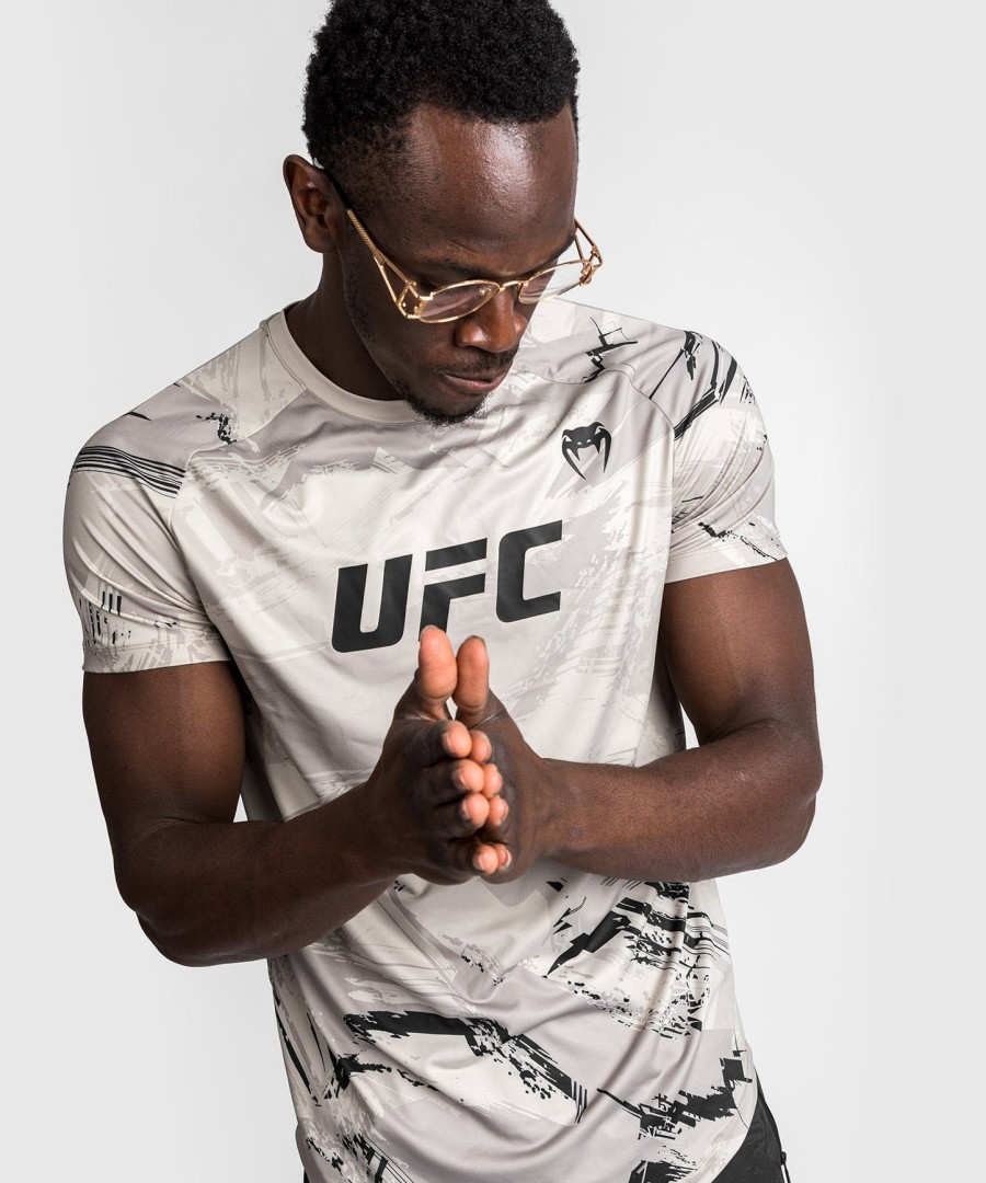 pánské tričko ufc venum authentic fight week 2.0 dry tech - pískové