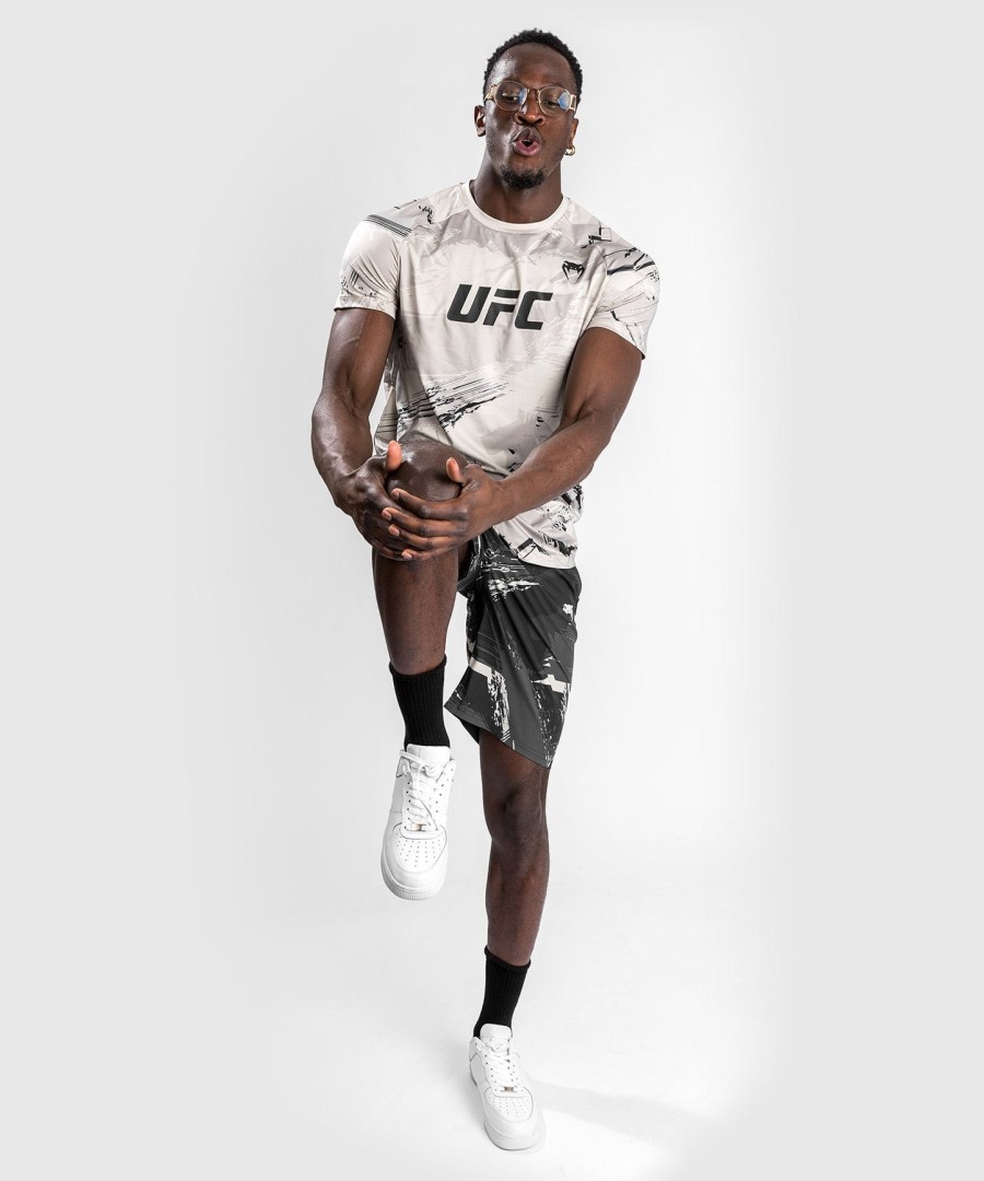 pánské tričko ufc venum authentic fight week 2.0 dry tech - pískové