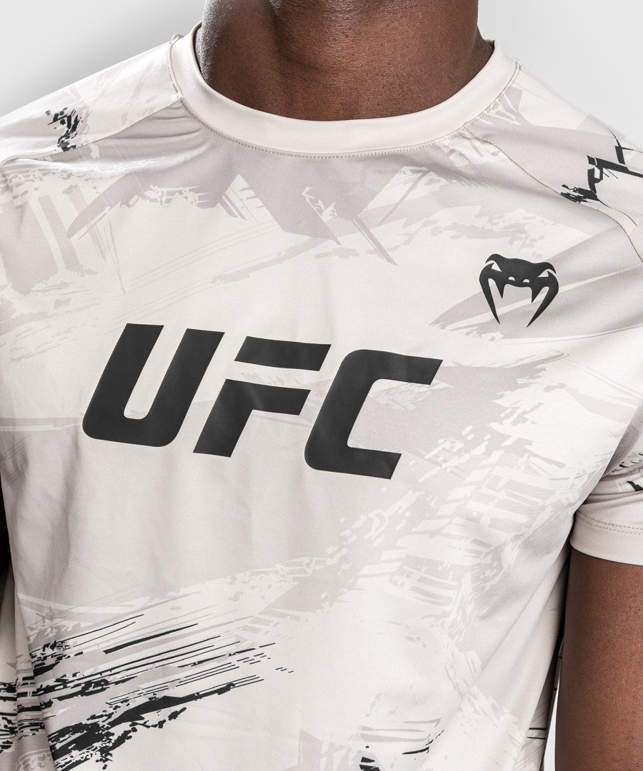 pánské tričko ufc venum authentic fight week 2.0 dry tech - pískové