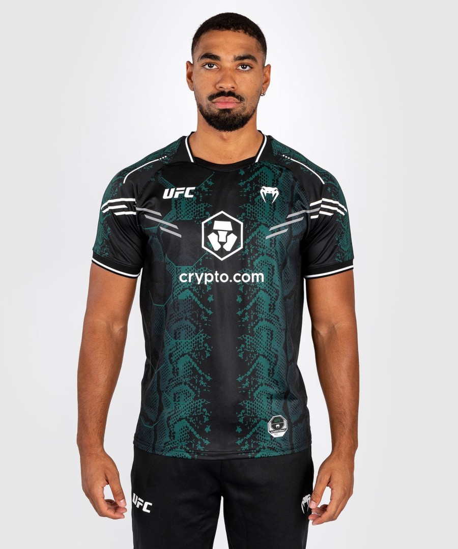 pánský autentický dres ufc adrenaline by venum fight night - emerald edition - zeleno-černý