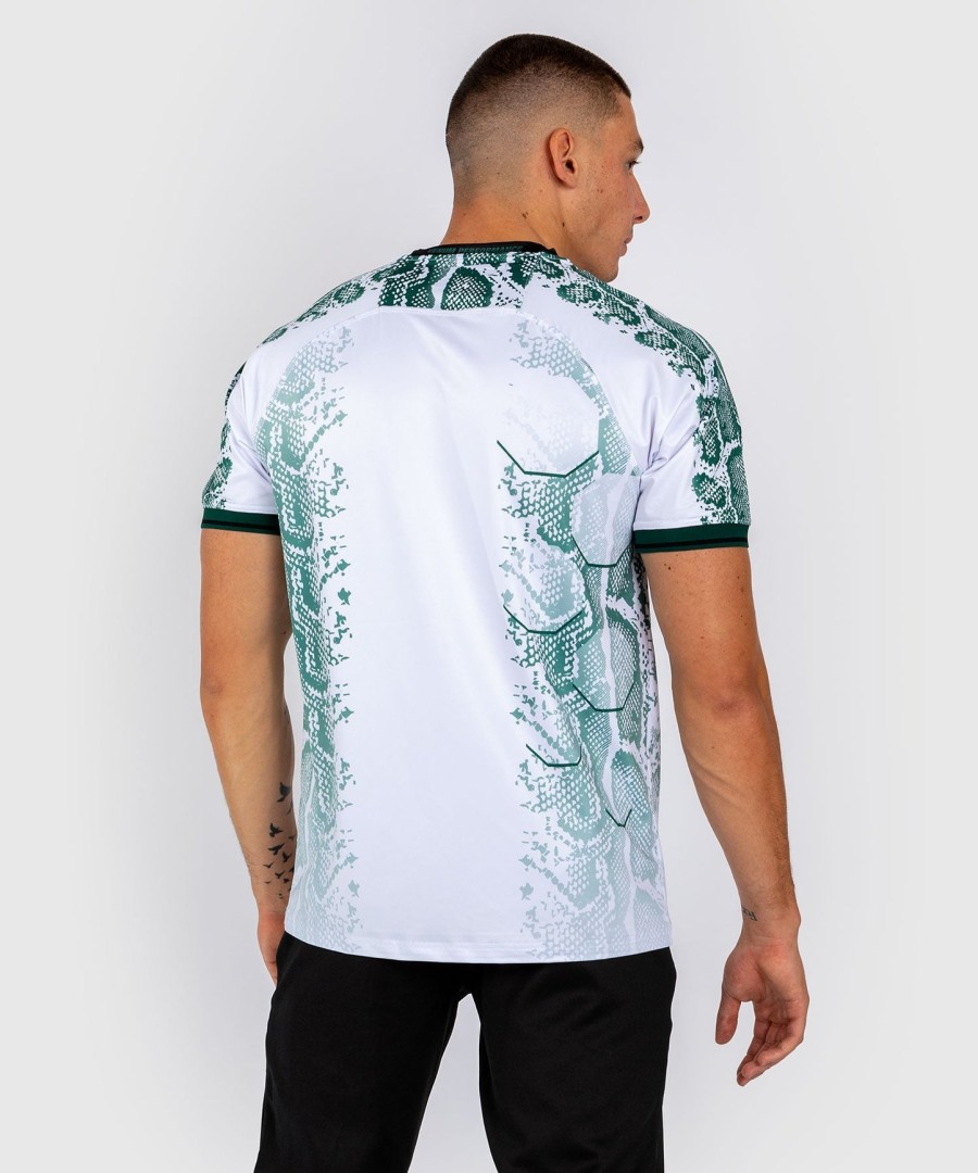 pánský autentický dres ufc adrenaline by venum fight night - emerald edition - bílýzelený