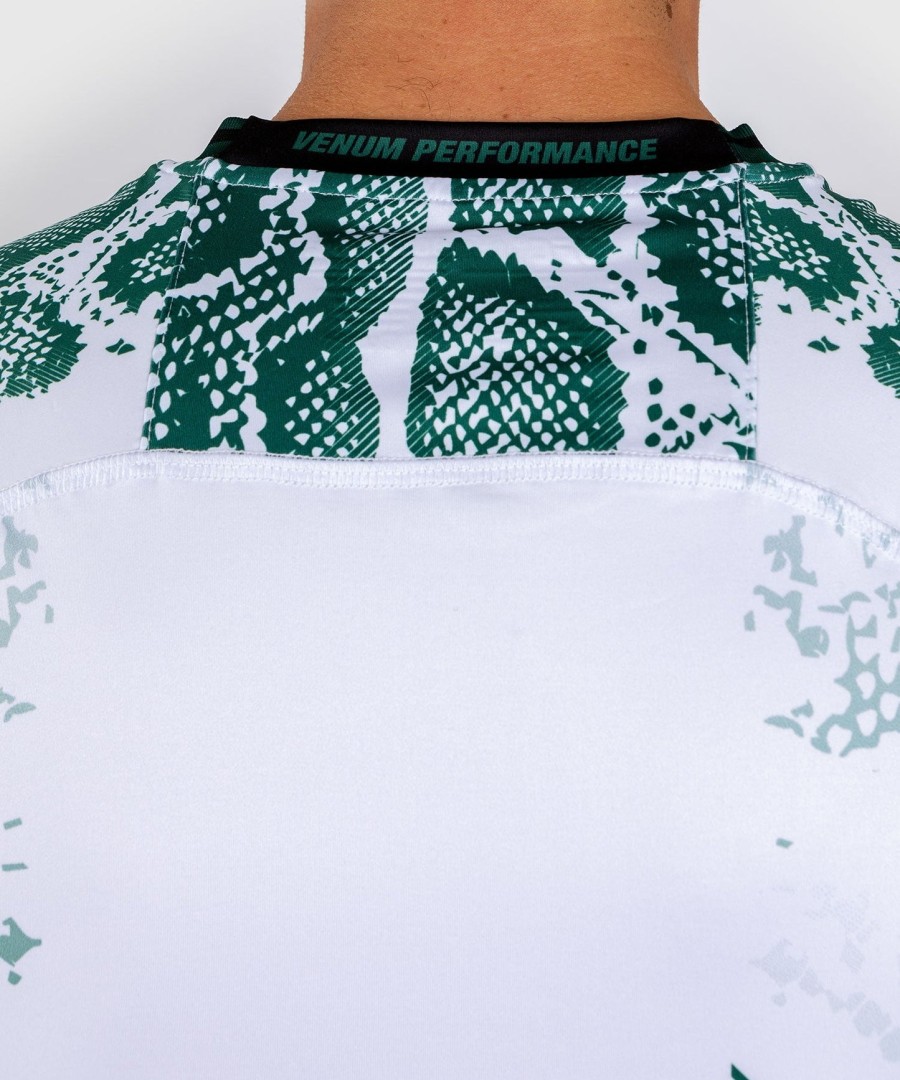 pánský autentický dres ufc adrenaline by venum fight night - emerald edition - bílýzelený
