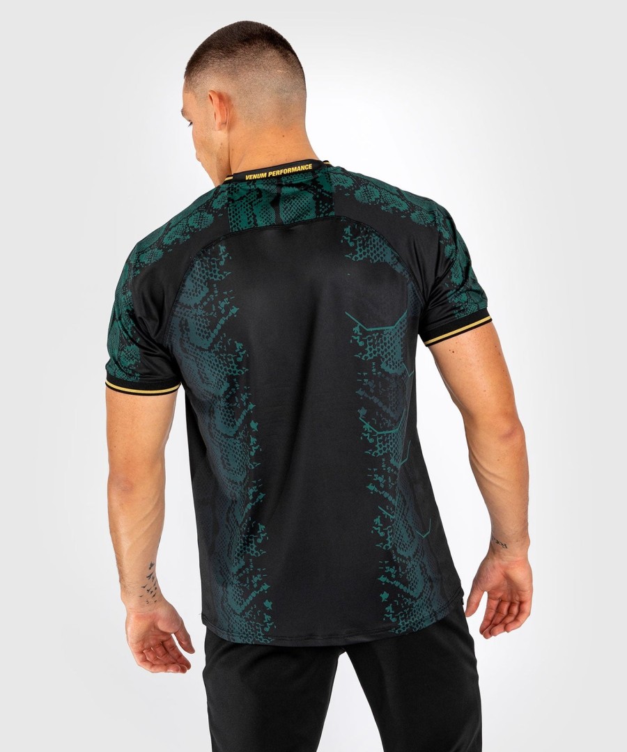 pánský autentický dres ufc adrenaline by venum fight night - emerald edition - zelenýčernýzlatý
