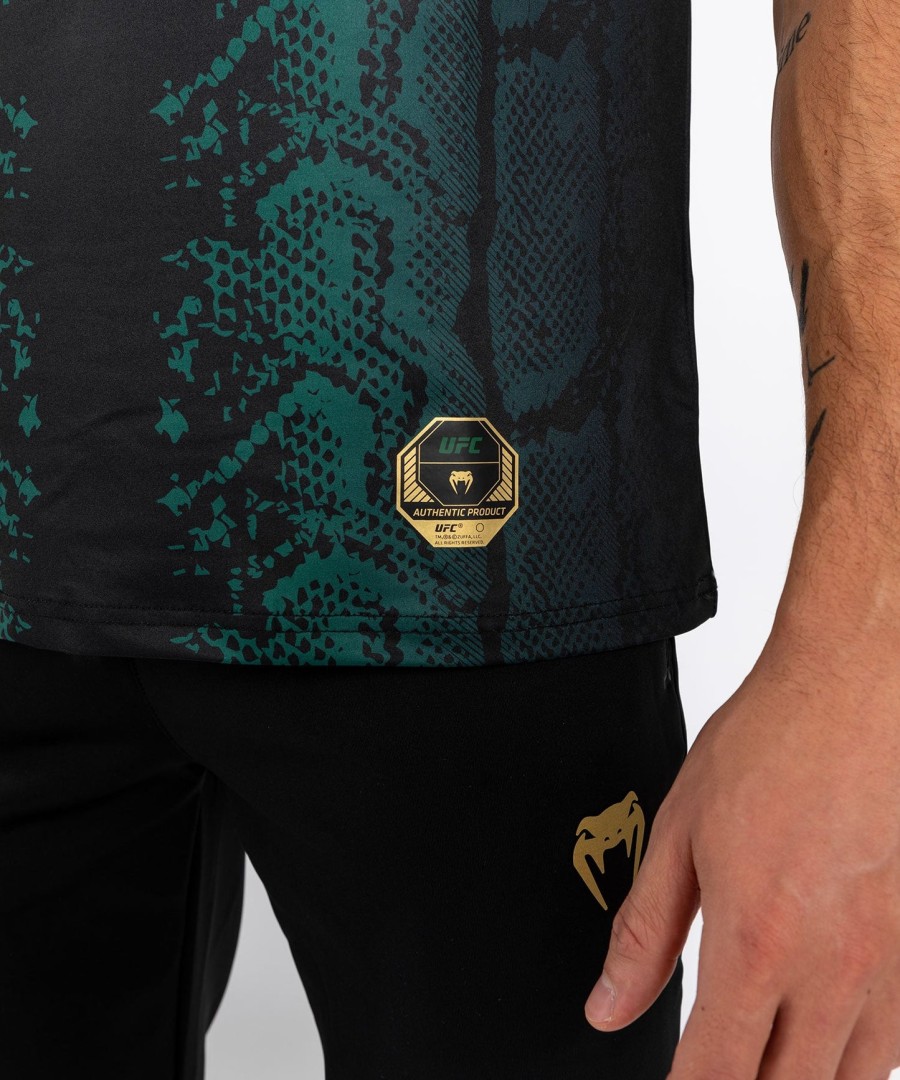 pánský autentický dres ufc adrenaline by venum fight night - emerald edition - zelenýčernýzlatý