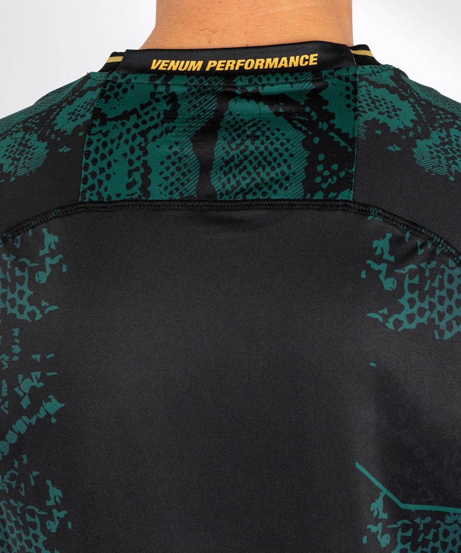 pánský autentický dres ufc adrenaline by venum fight night - emerald edition - zelenýčernýzlatý