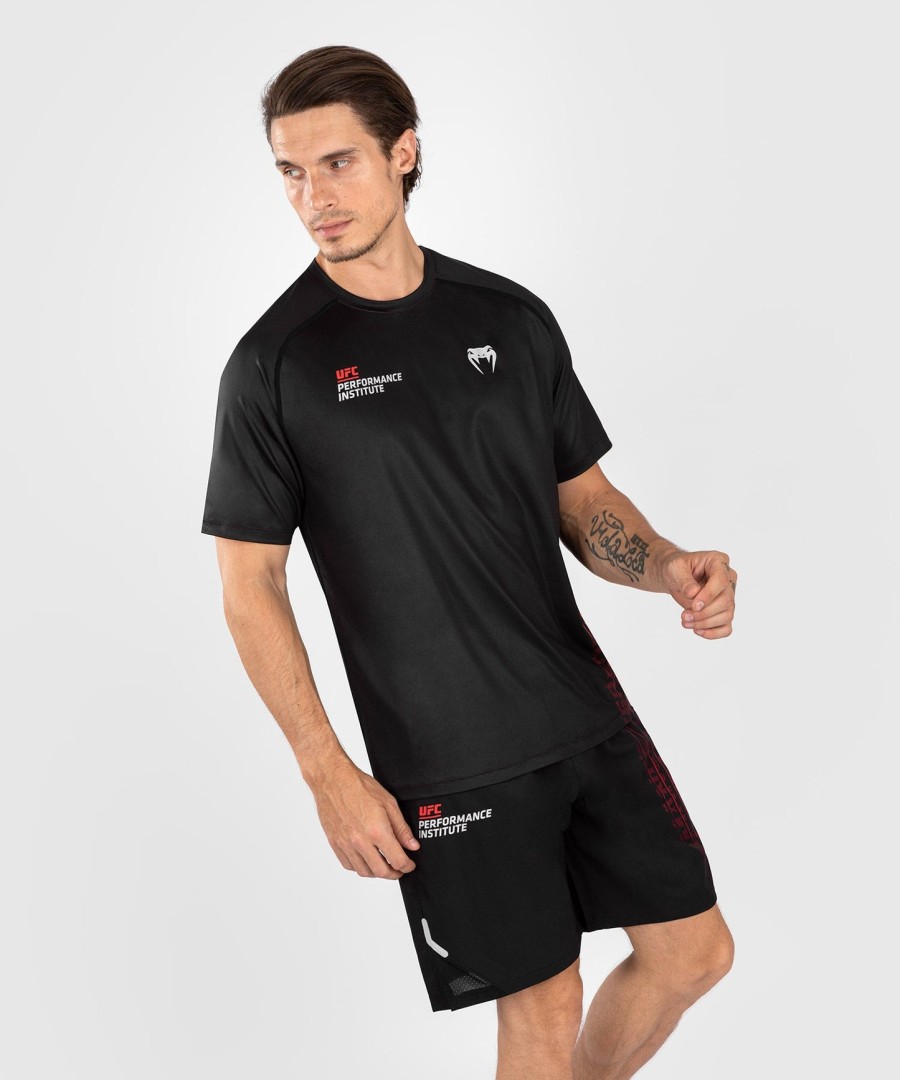 pánské tričko ufc venum performance institute 2.0 dry-tech - černéčervené