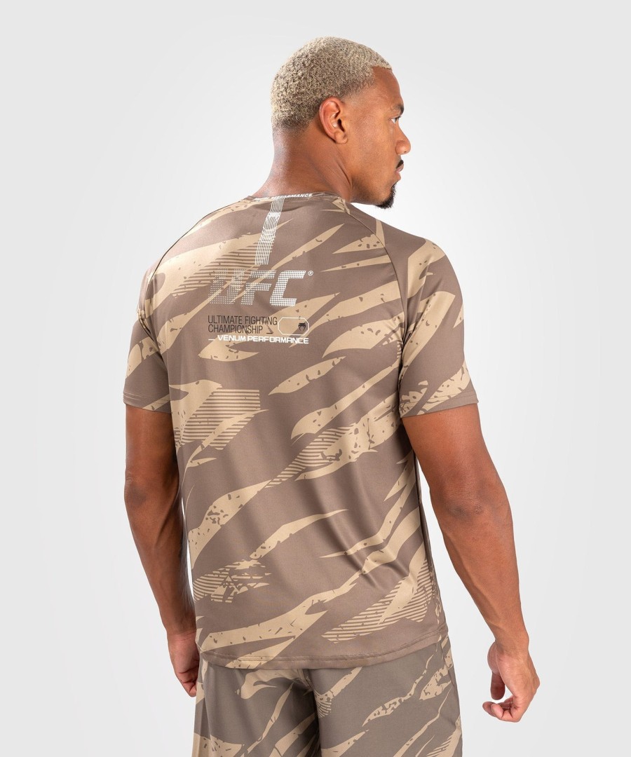 pánské tričko ufc adrenaline by venum fight week dry-tech - desert camo