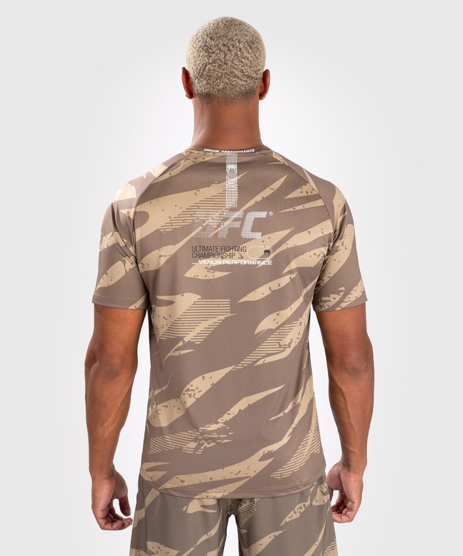 pánské tričko ufc adrenaline by venum fight week dry-tech - desert camo