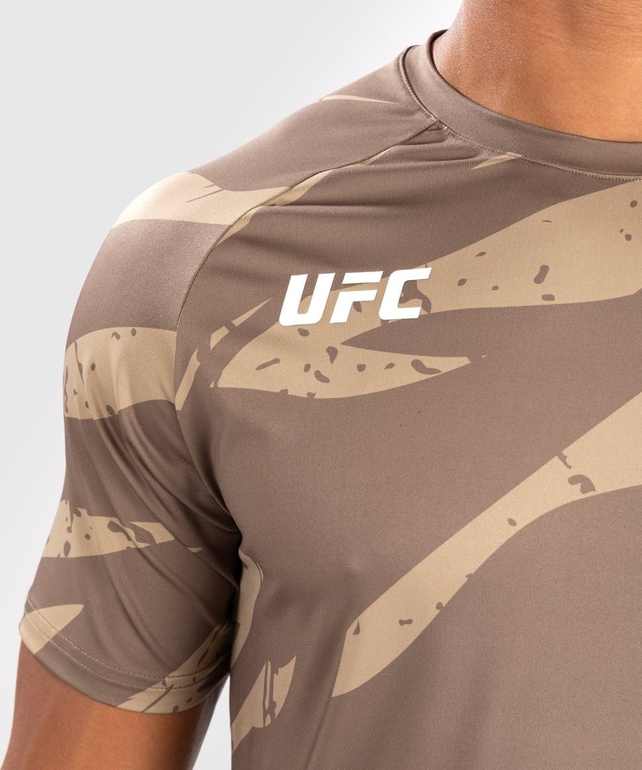 pánské tričko ufc adrenaline by venum fight week dry-tech - desert camo