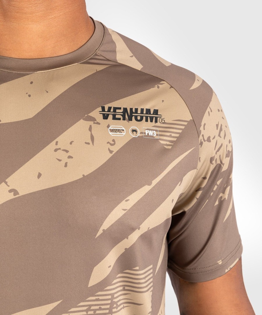 pánské tričko ufc adrenaline by venum fight week dry-tech - desert camo