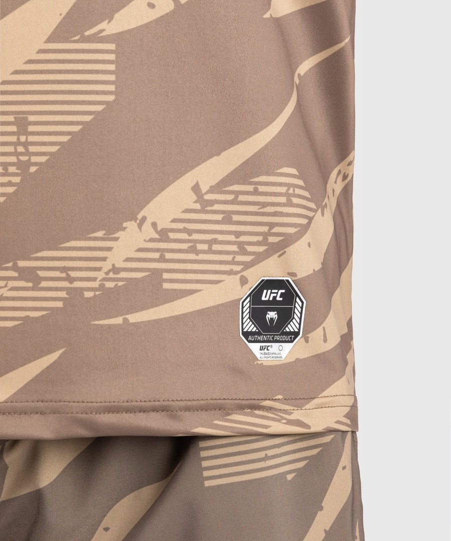 pánské tričko ufc adrenaline by venum fight week dry-tech - desert camo