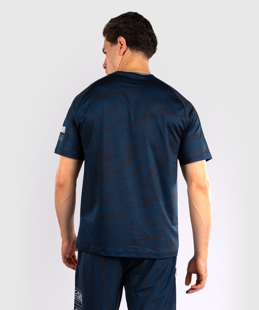 pánské tričko ufc fusion by venum fight week dry-tech - oceánsky modré