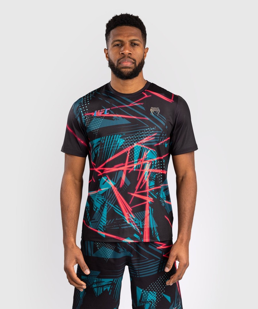 pánské tričko ufc fusion by venum miami edition fight week dry-tech - černé