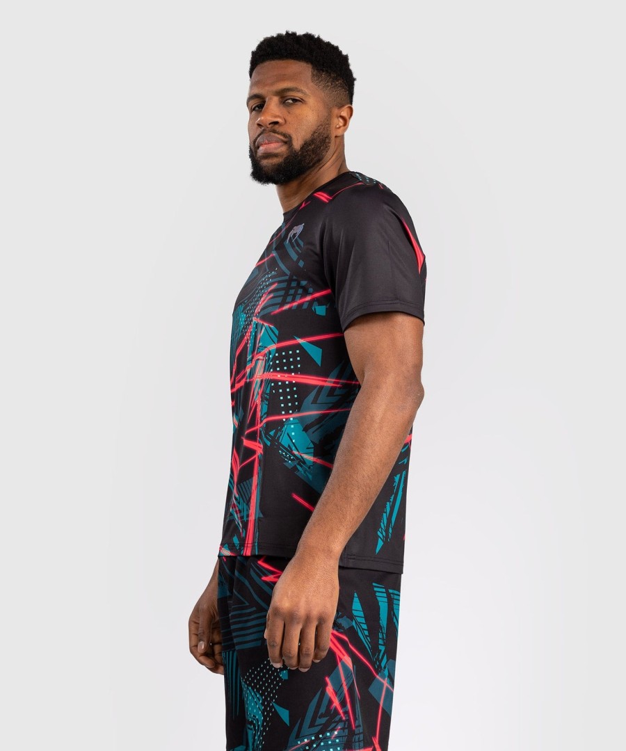 pánské tričko ufc fusion by venum miami edition fight week dry-tech - černé