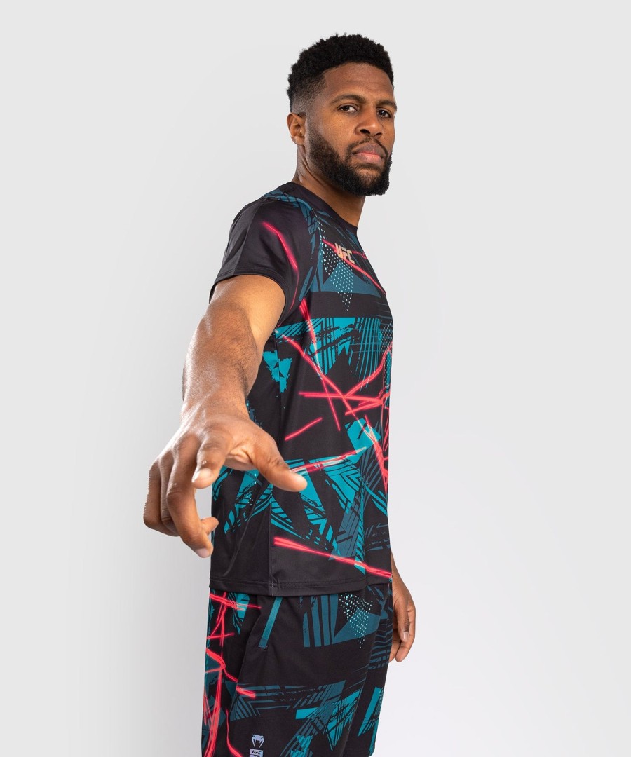 pánské tričko ufc fusion by venum miami edition fight week dry-tech - černé