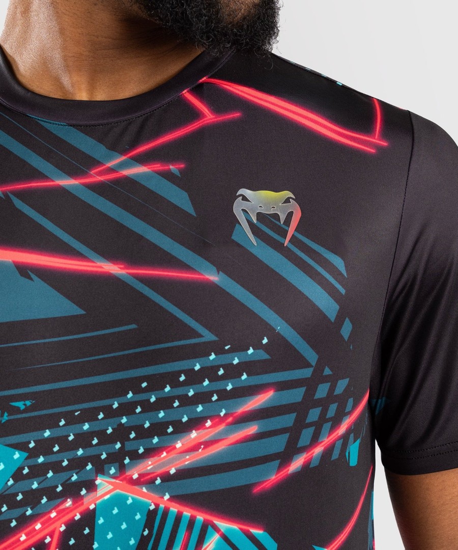 pánské tričko ufc fusion by venum miami edition fight week dry-tech - černé