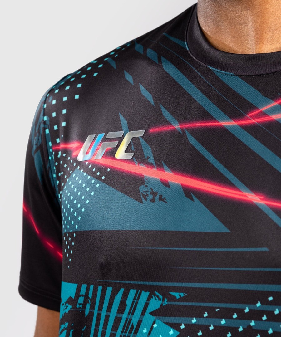 pánské tričko ufc fusion by venum miami edition fight week dry-tech - černé