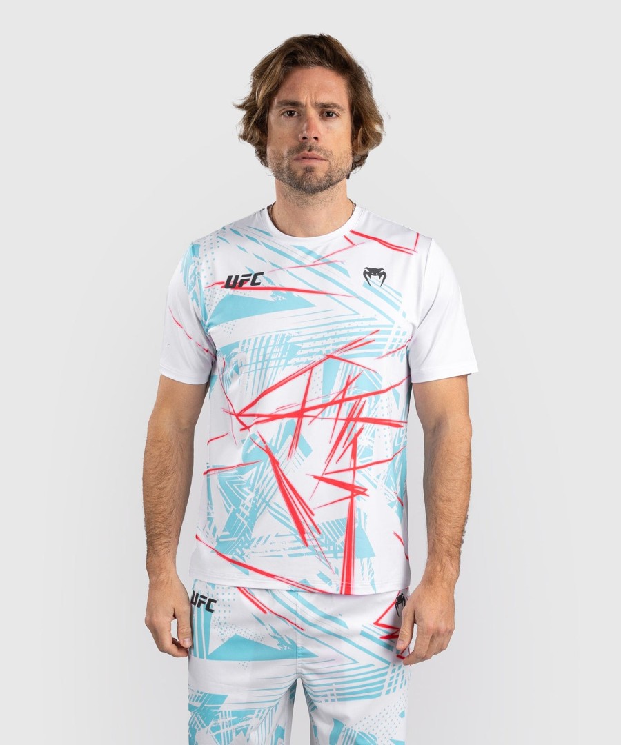 pánské tričko ufc fusion by venum miami edition fight week dry-tech - bílé