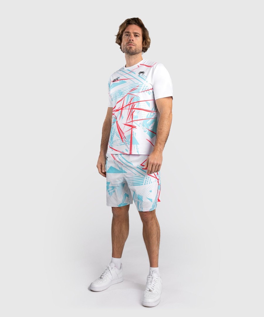 pánské tričko ufc fusion by venum miami edition fight week dry-tech - bílé