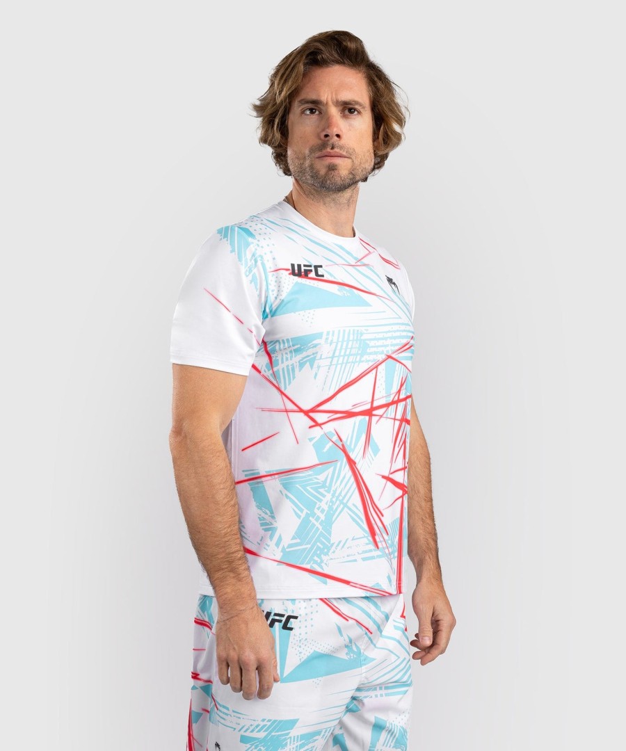 pánské tričko ufc fusion by venum miami edition fight week dry-tech - bílé