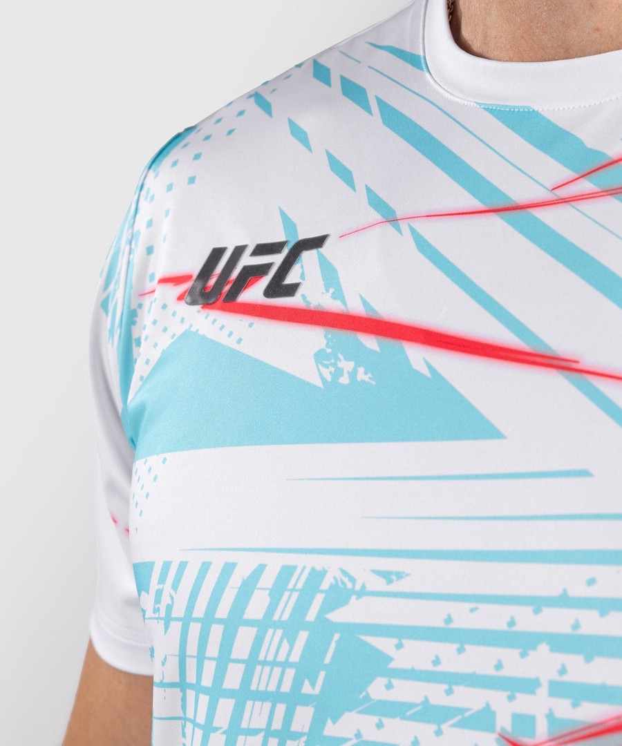 pánské tričko ufc fusion by venum miami edition fight week dry-tech - bílé