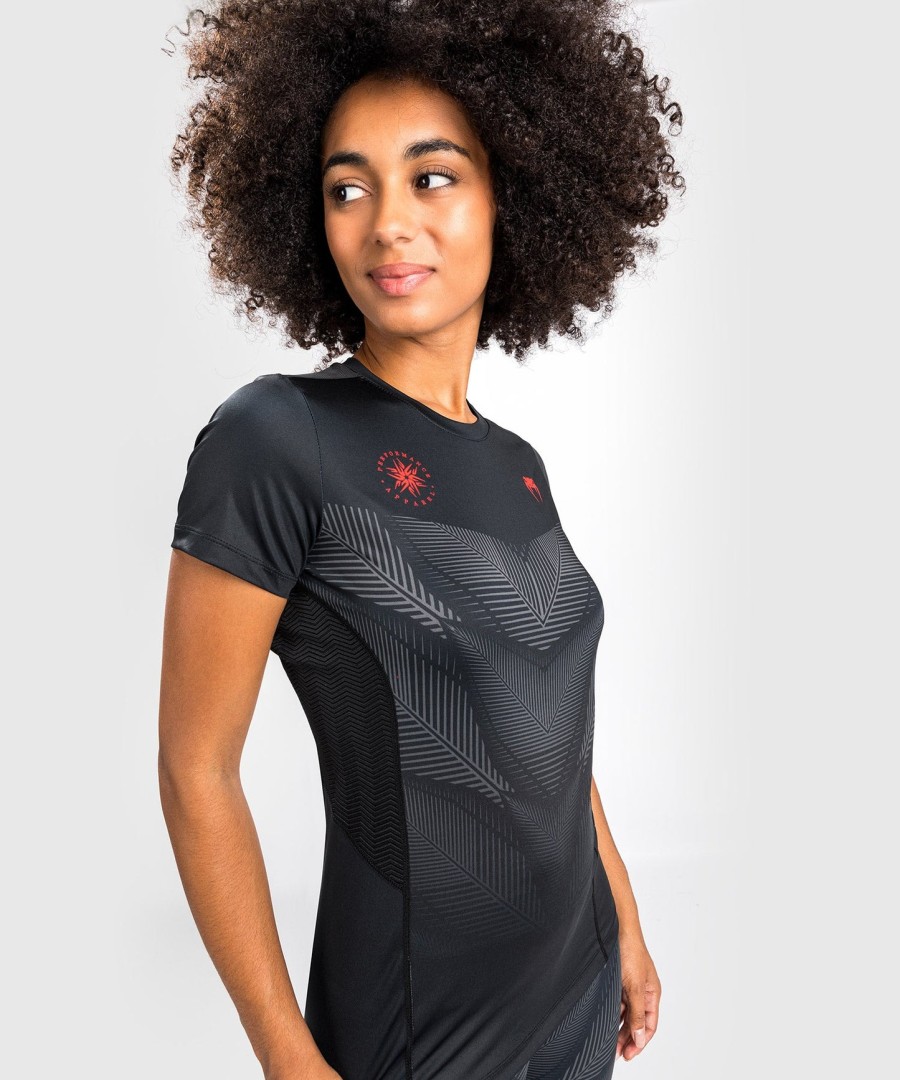 dámské tričko venum phantom dry tech - černéčervené