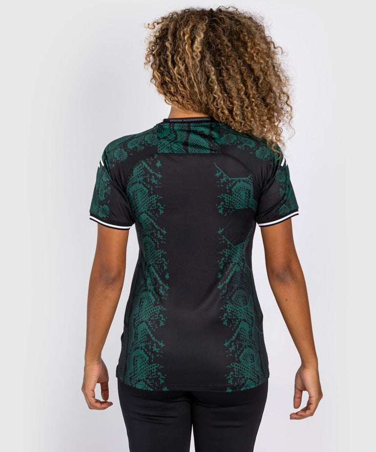 dámský autentický dres ufc adrenaline by venum fight night walkout - emerald edition - zeleno-černý
