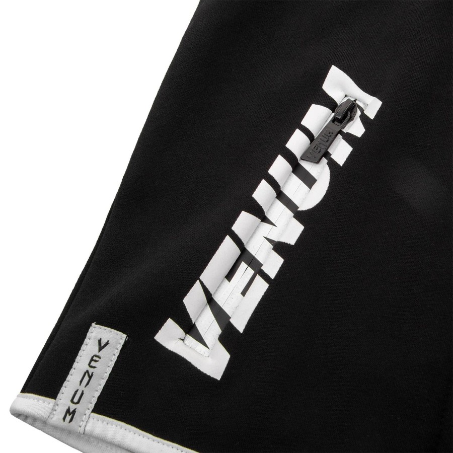 dětská mikina s kapucí venum contender - černobílá - exkluzivní