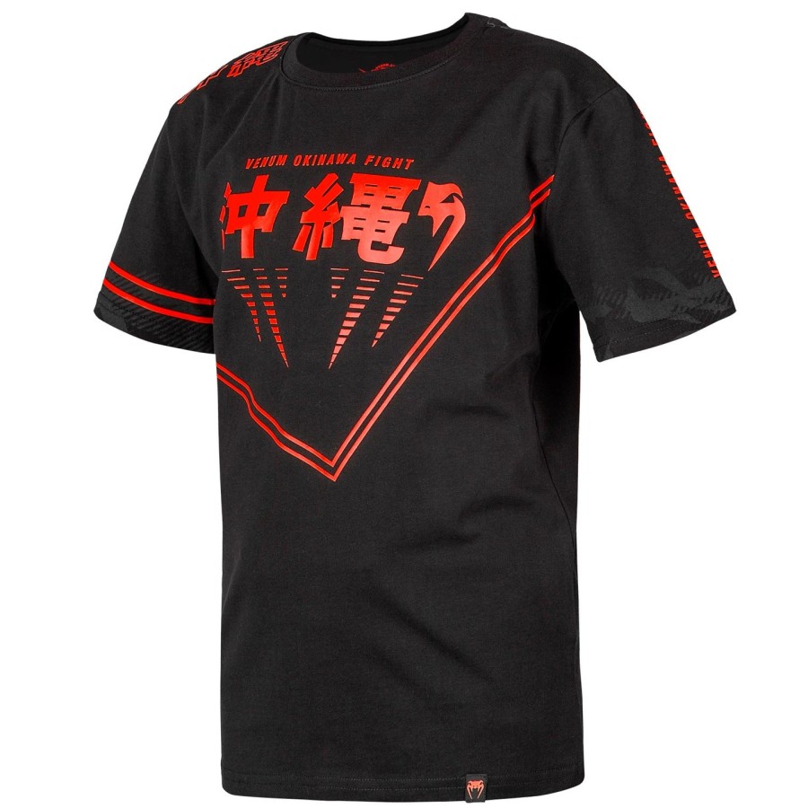 dětské tričko venum okinawa 2.0 - černo-červené