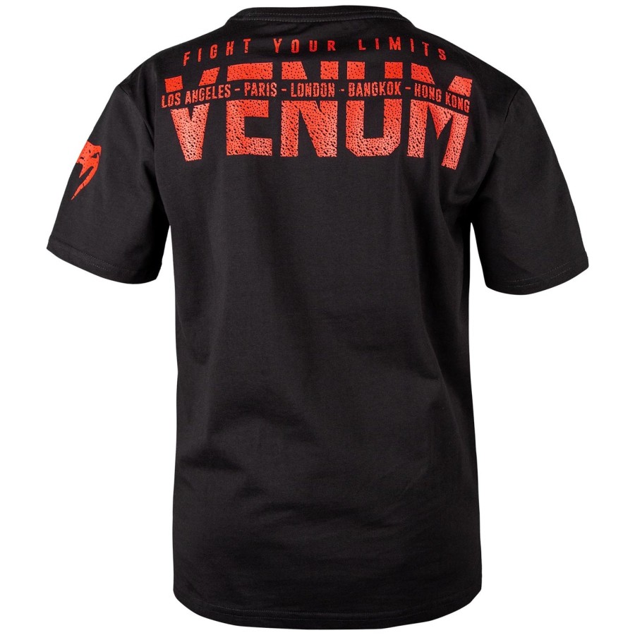 dětské tričko venum signature - černéčervené