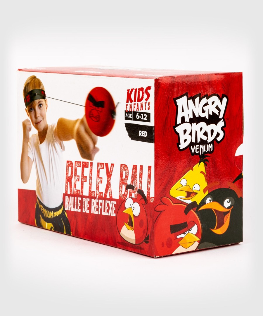 reflexní míč venum angry birds - pro děti - červený