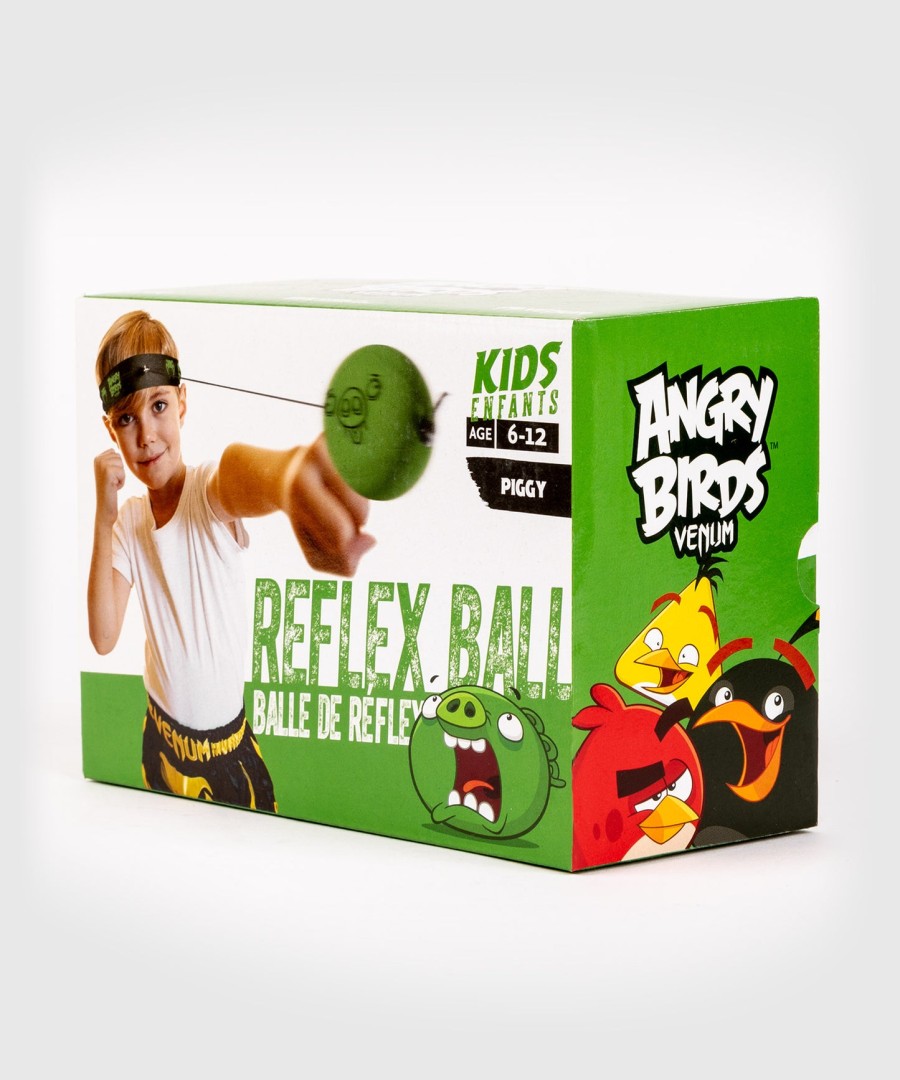 reflexní míč venum angry birds - pro děti - zelený