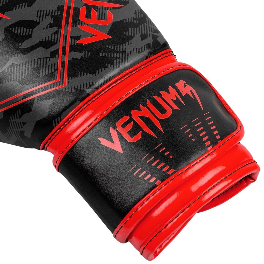 dětské boxerské rukavice venum okinawa 2.0 - černo-červené
