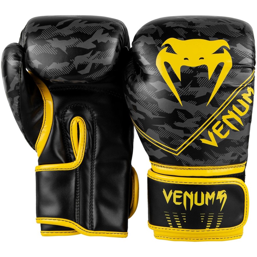 dětské boxerské rukavice venum okinawa 2.0 - černo-žluté