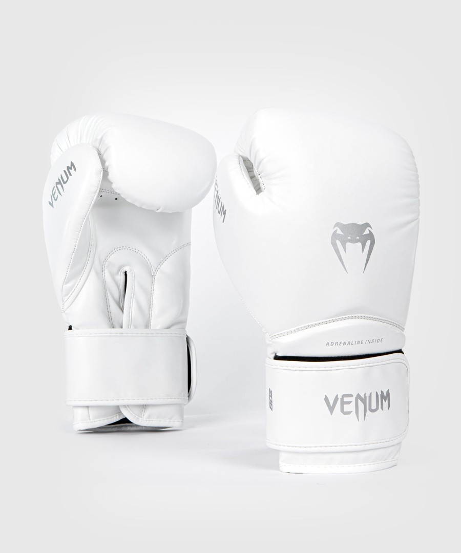 dětské boxerské rukavice venum contender 1.5 - bílo-stříbrné
