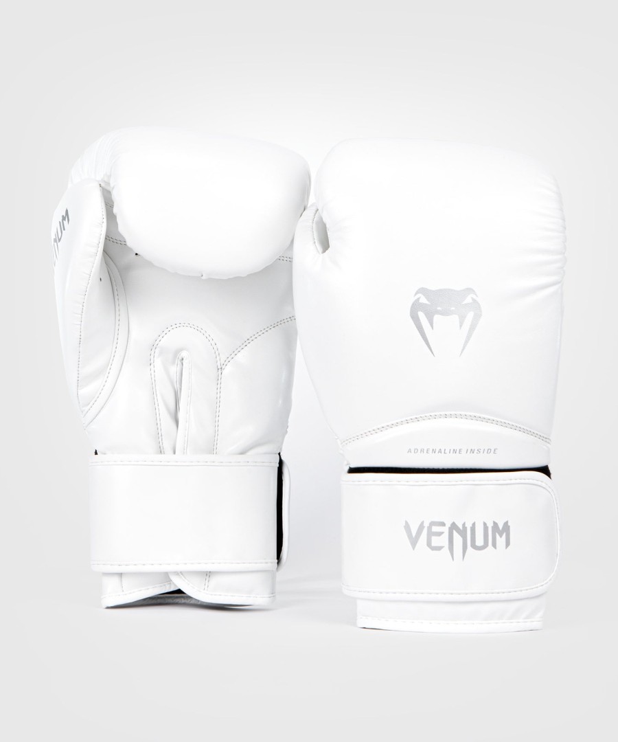 dětské boxerské rukavice venum contender 1.5 - bílo-stříbrné