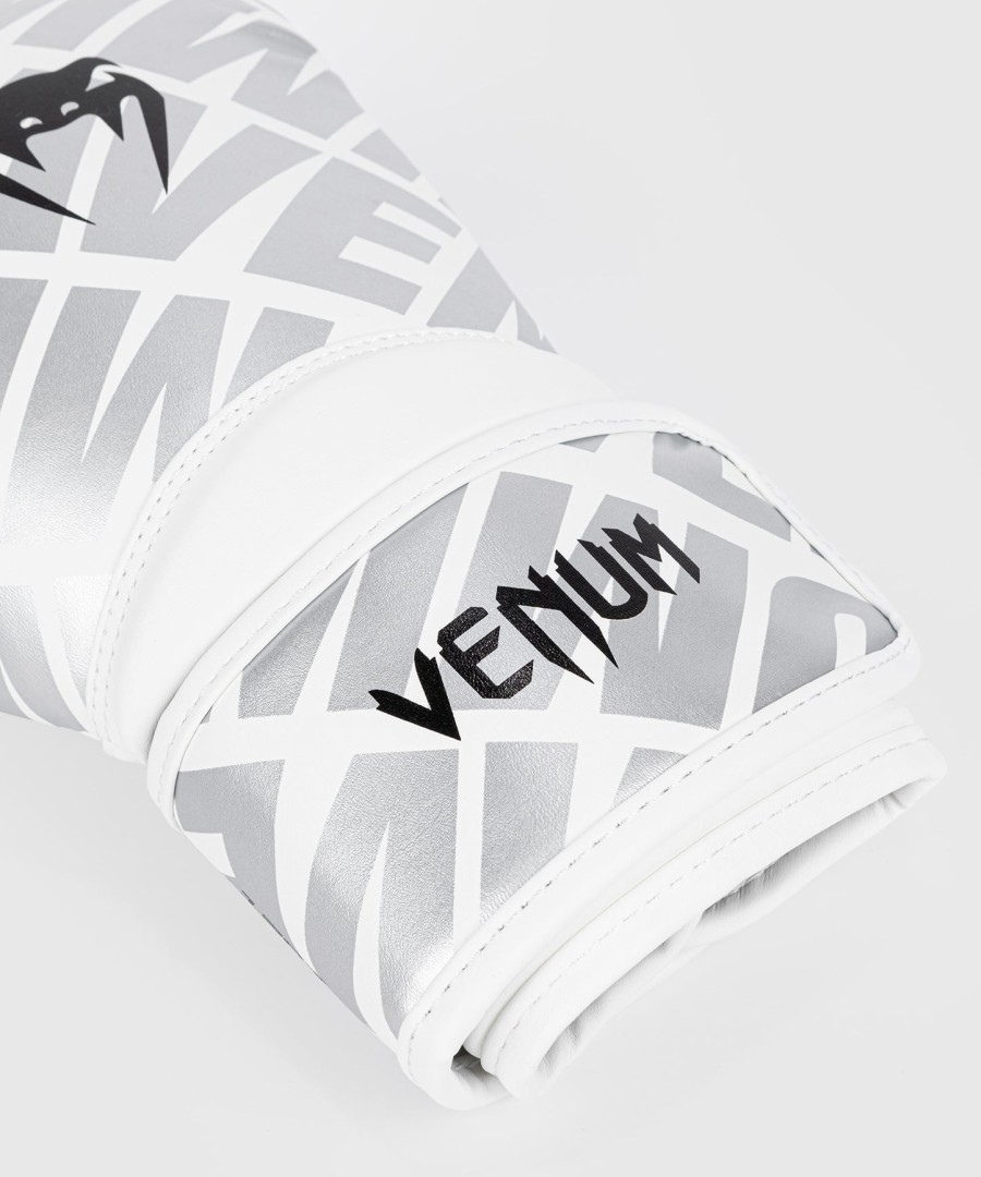 dětské boxerské rukavice venum contender 1.5 xt - bílo-stříbrné