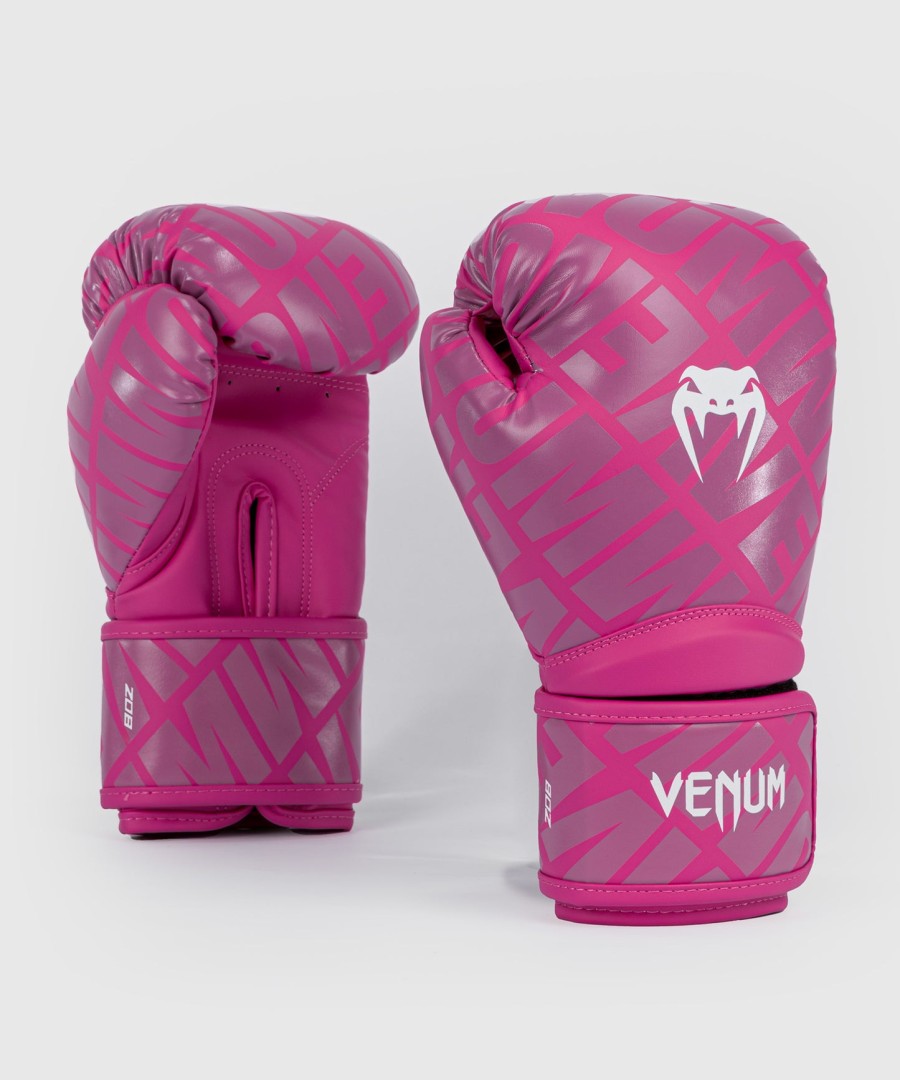 dětské boxerské rukavice venum contender 1.5 xt - bílo-růžové