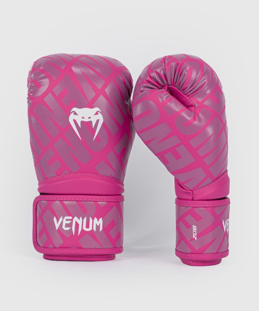 dětské boxerské rukavice venum contender 1.5 xt - bílo-růžové