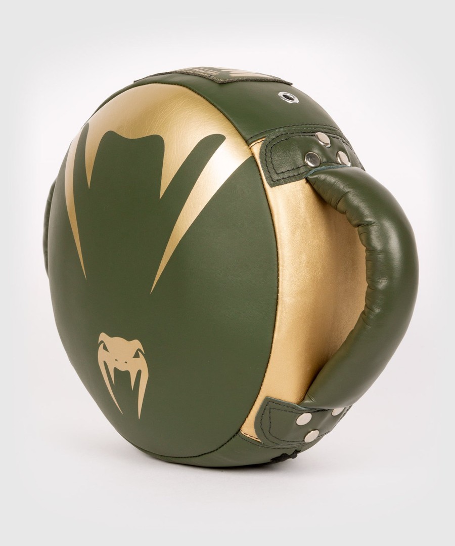 boxerský štít venum pro mini round punch shield - khakizlatý