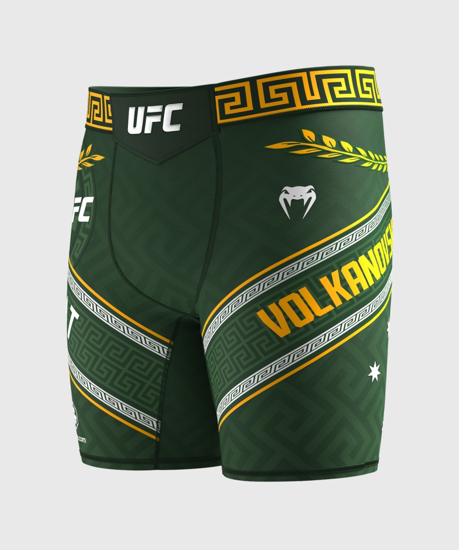 muži ufc unrivaled by venum green alexander volkanovski vale tudo short