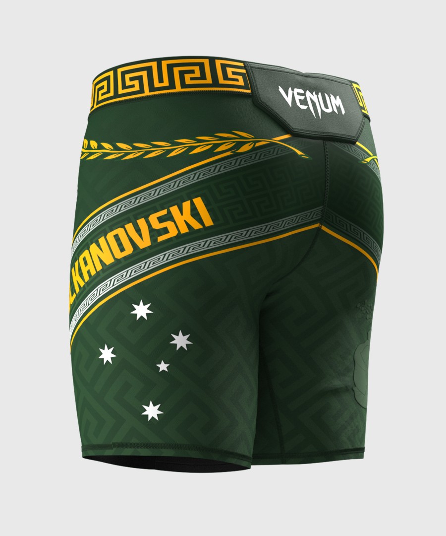 muži ufc unrivaled by venum green alexander volkanovski vale tudo short