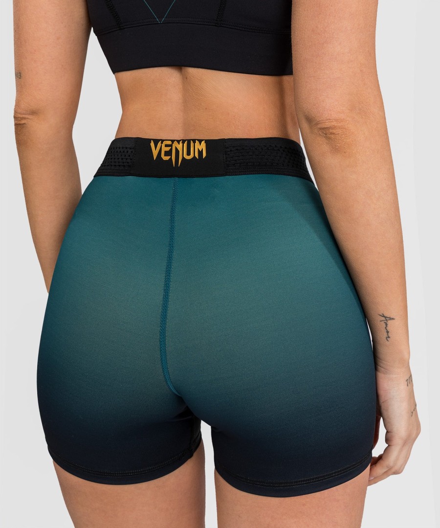 kraťasy venum tactical xt vale tudo - černo-lesní zelená