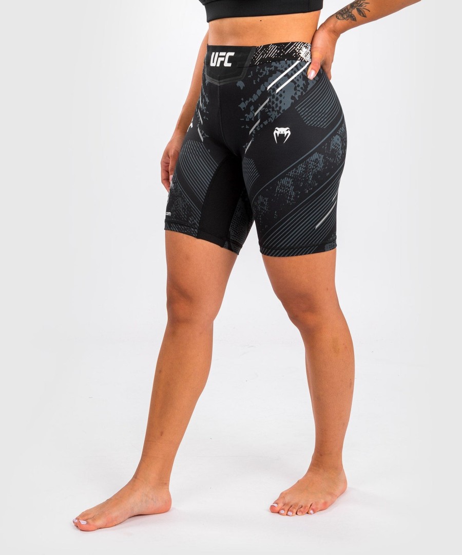 dámské kraťasy ufc adrenaline by venum authentic fight night vale tudo - long fit - Černé