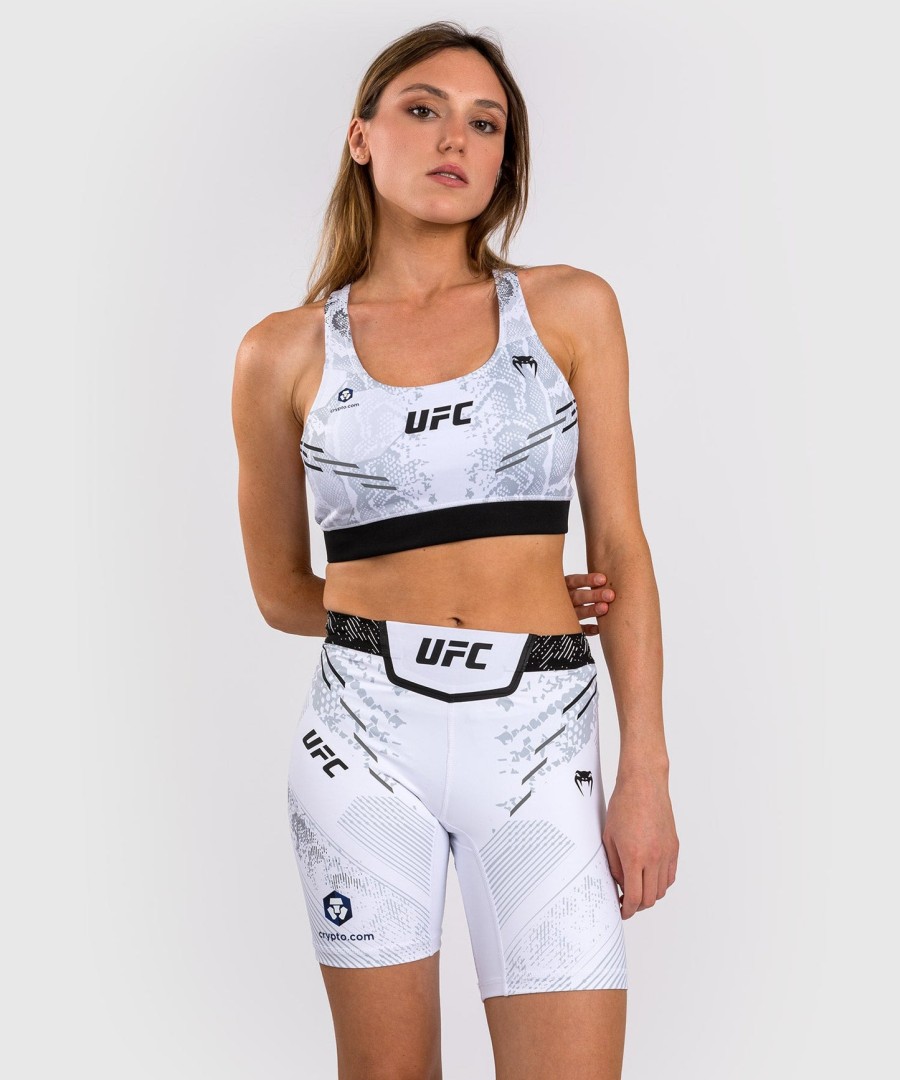 dámské kraťasy ufc adrenaline by venum authentic fight night vale tudo - dlouhý střih - bílé