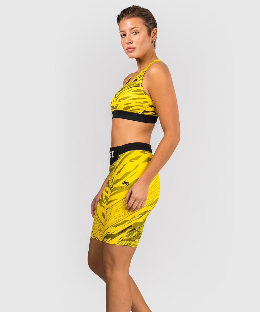 dámské kraťasy ufc fusion by venum authentic fight night vale tudo - long fit - žluté