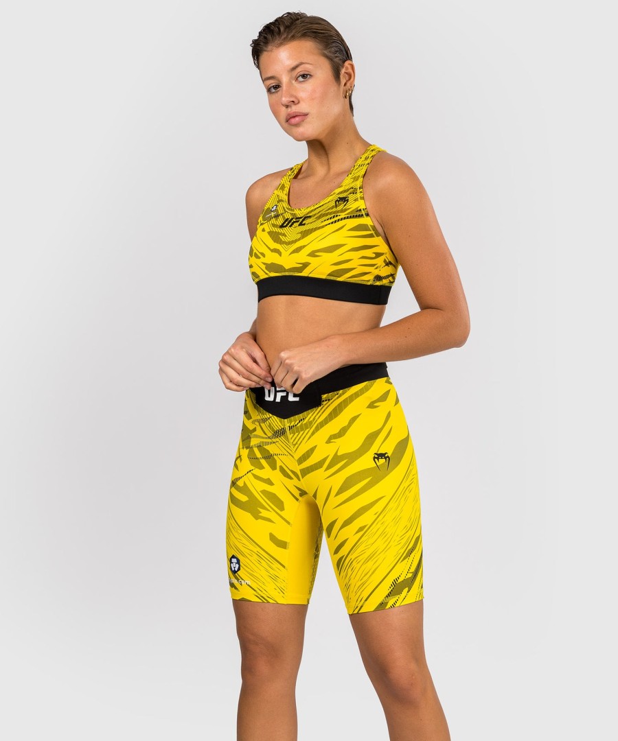 dámské kraťasy ufc fusion by venum authentic fight night vale tudo - long fit - žluté